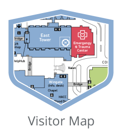 Huntington Hospital Visitor Map