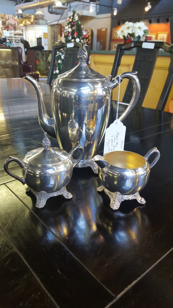 silver tea set