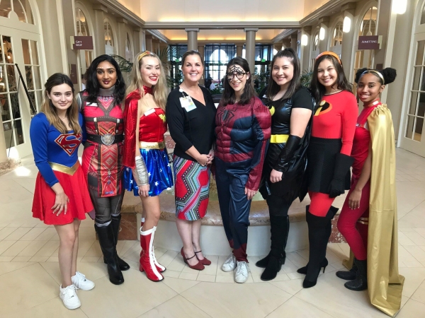 Tournament of Roses Royal Court visits Huntington Hospital pediatric patients