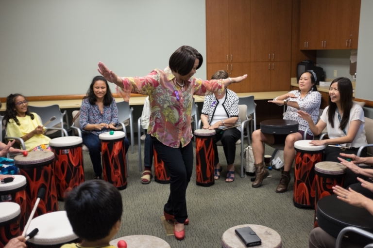 Drum Circle women's group