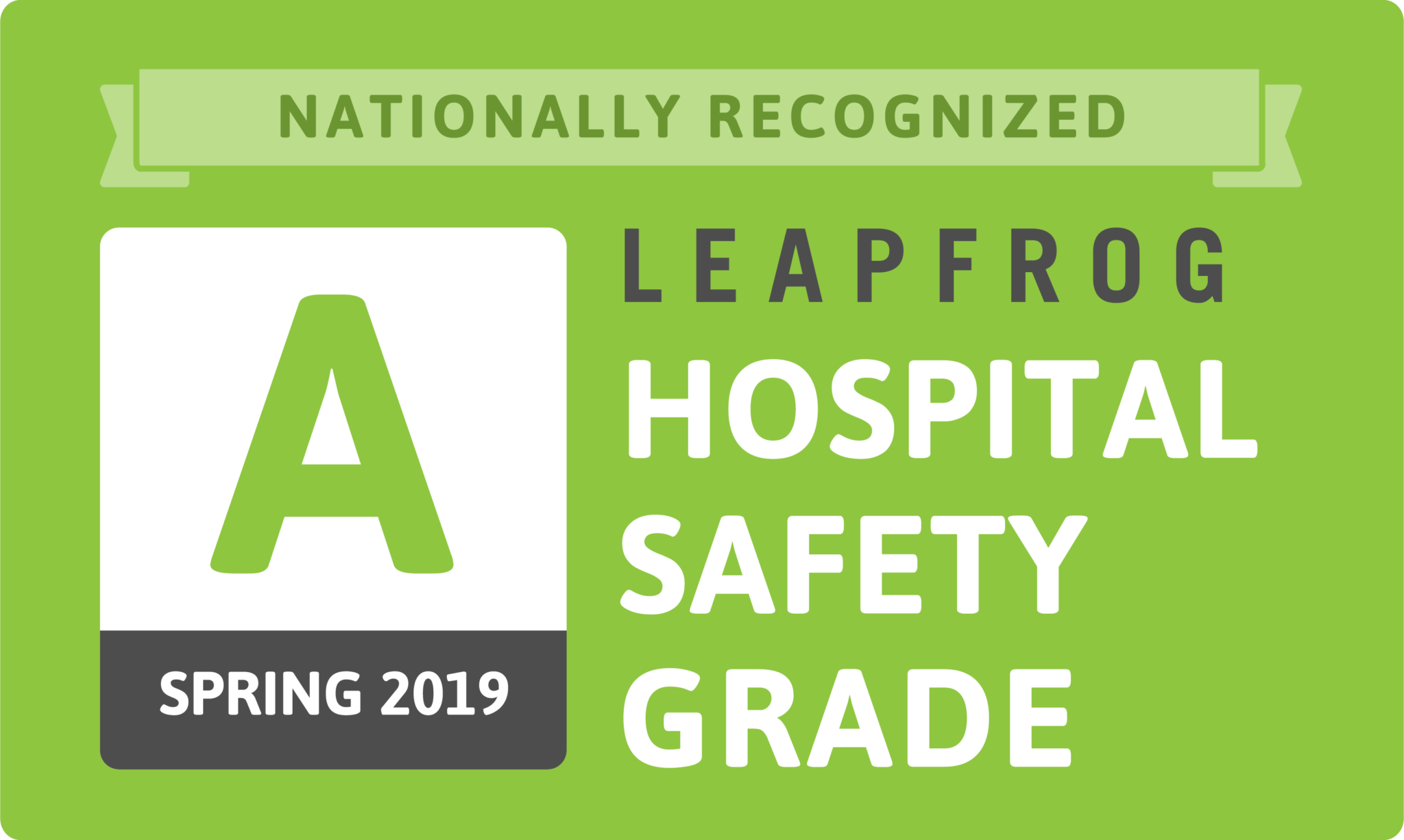 Huntington Hospital Receives an ‘A’ for Patient Safety for the Spring 2019 Leapfrog Hospital Safety Grade