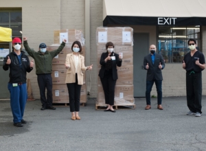 Huntington Hospital Receives Donation of Personal Protective Equipment (PPE) from Guardians of Angeles