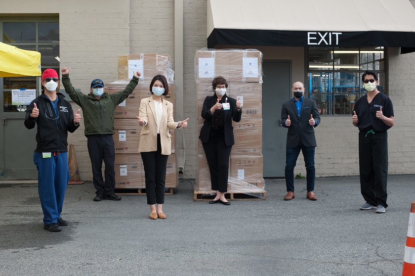 Huntington Hospital Receives Donation of Personal Protective Equipment (PPE) from Guardians of Angeles