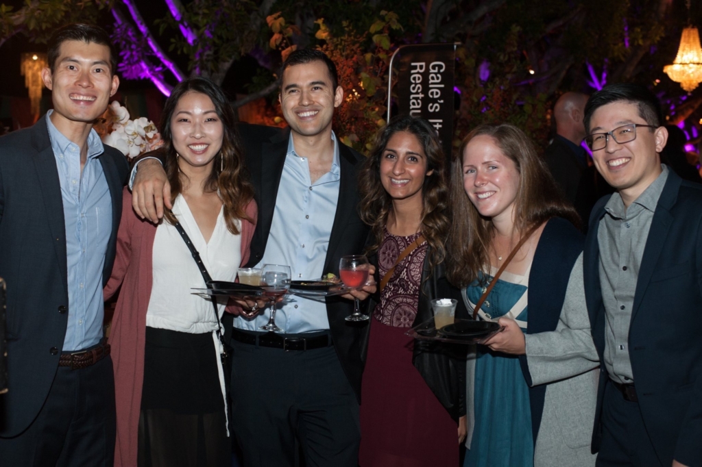 A group of residents at an event