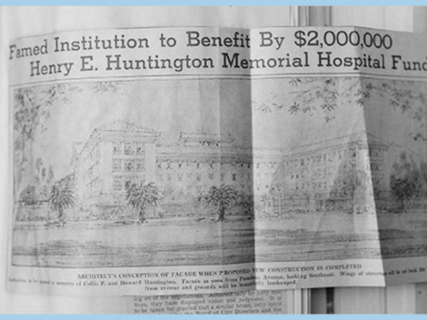 Huntington Gift to Hospital