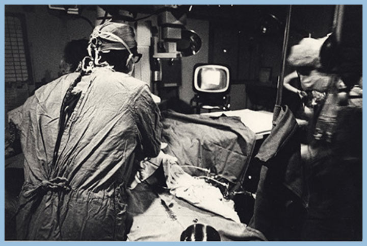 1955 photo of surgeons