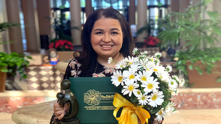 September 2021 DAISY Award winner, Norma Garcia, RN