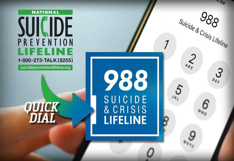 Suicide prevention lifeline