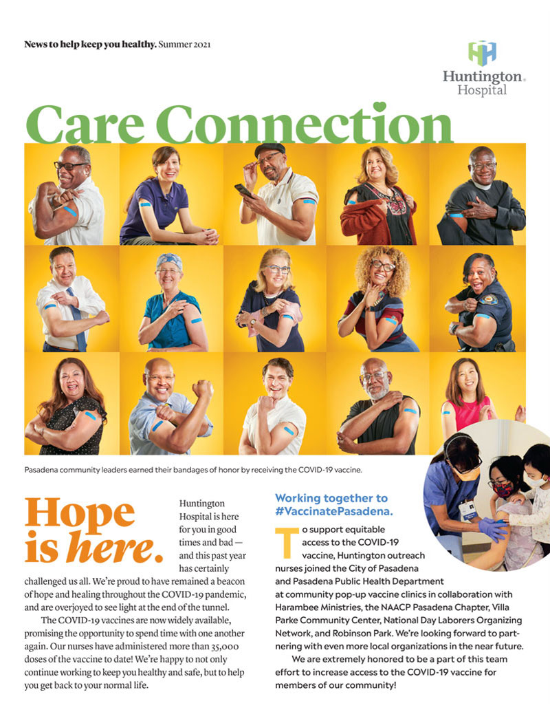 Huntington Health Care Newsletter 2021 Summer