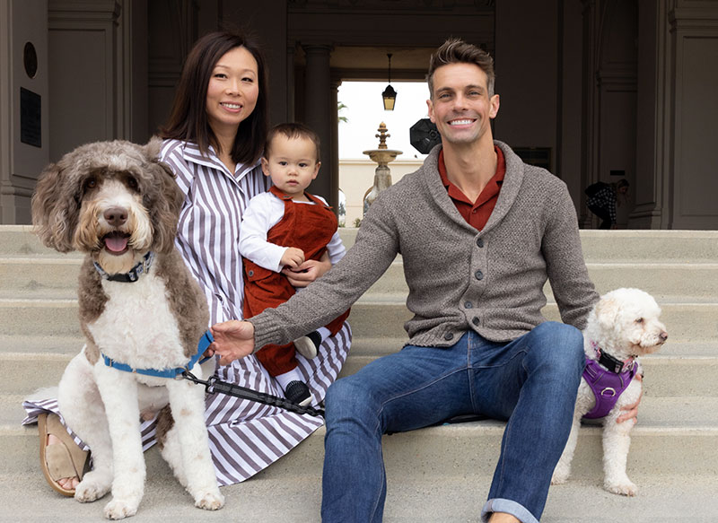 Jenny and Jason Hamilton and family