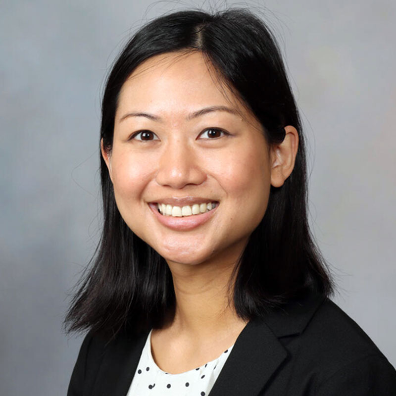 Headshot: Samantha Cao, certified hand therapist