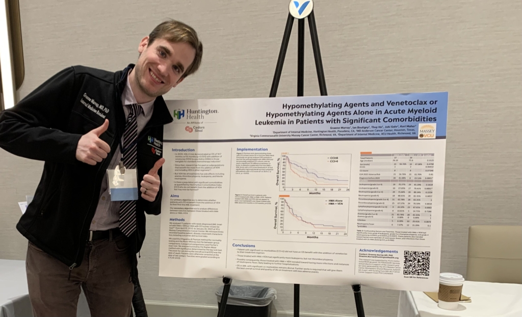 resident presenting their research